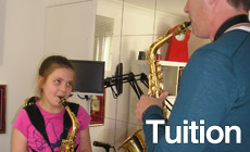Saxophone Tuition and Lessons